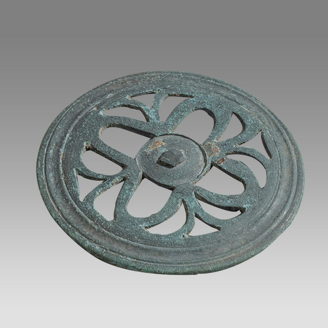 Ancient Roman Bronze Phalera Soldier Ornament c.2nd century AD. (1 of 2)