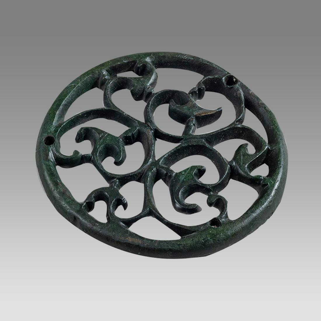 Ancient Roman Bronze Roundel Ornament c.2nd century AD. (1 of 2)