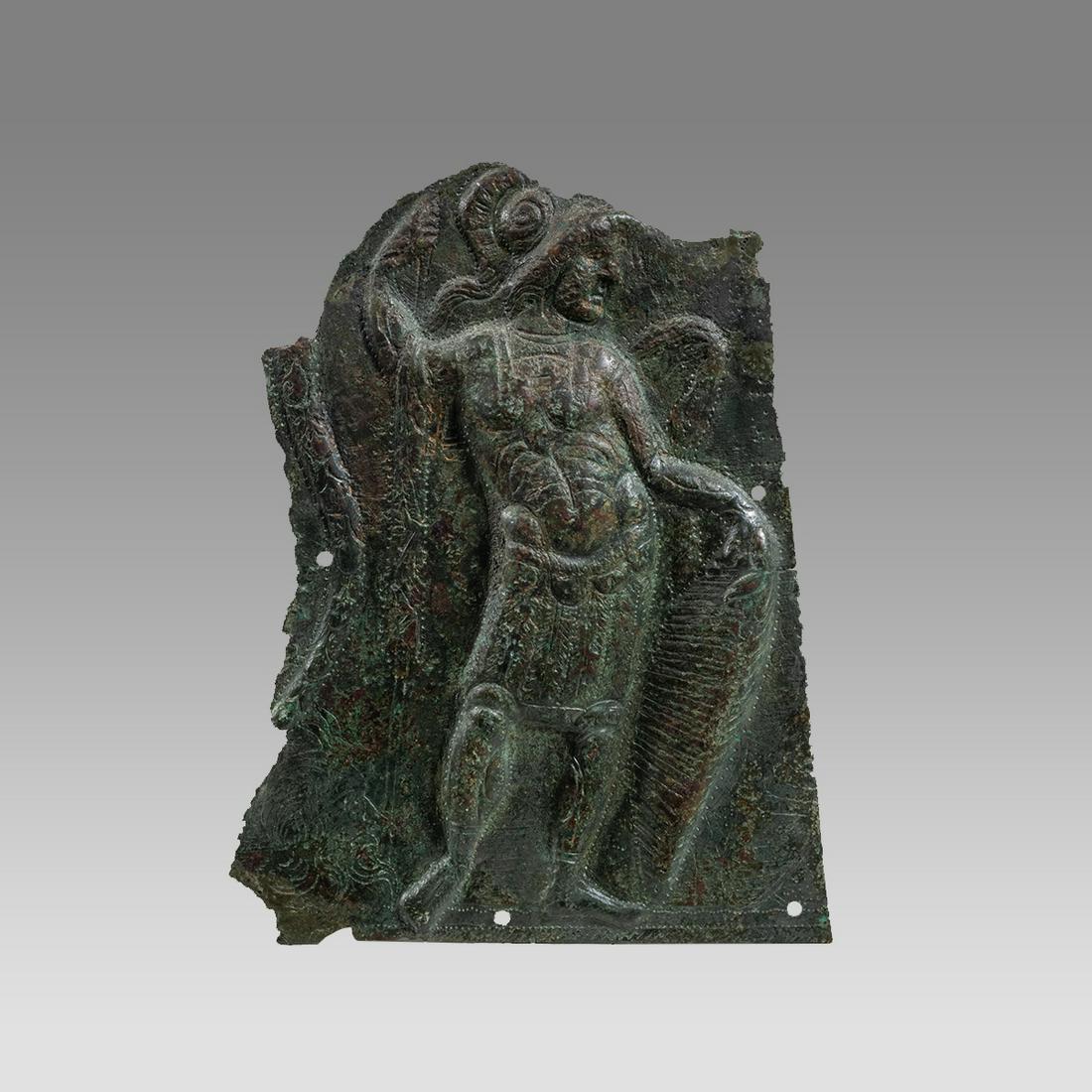 Ancient Roman Bronze Breastplate Armor with Mars c.1st century AD. (1 of 4)