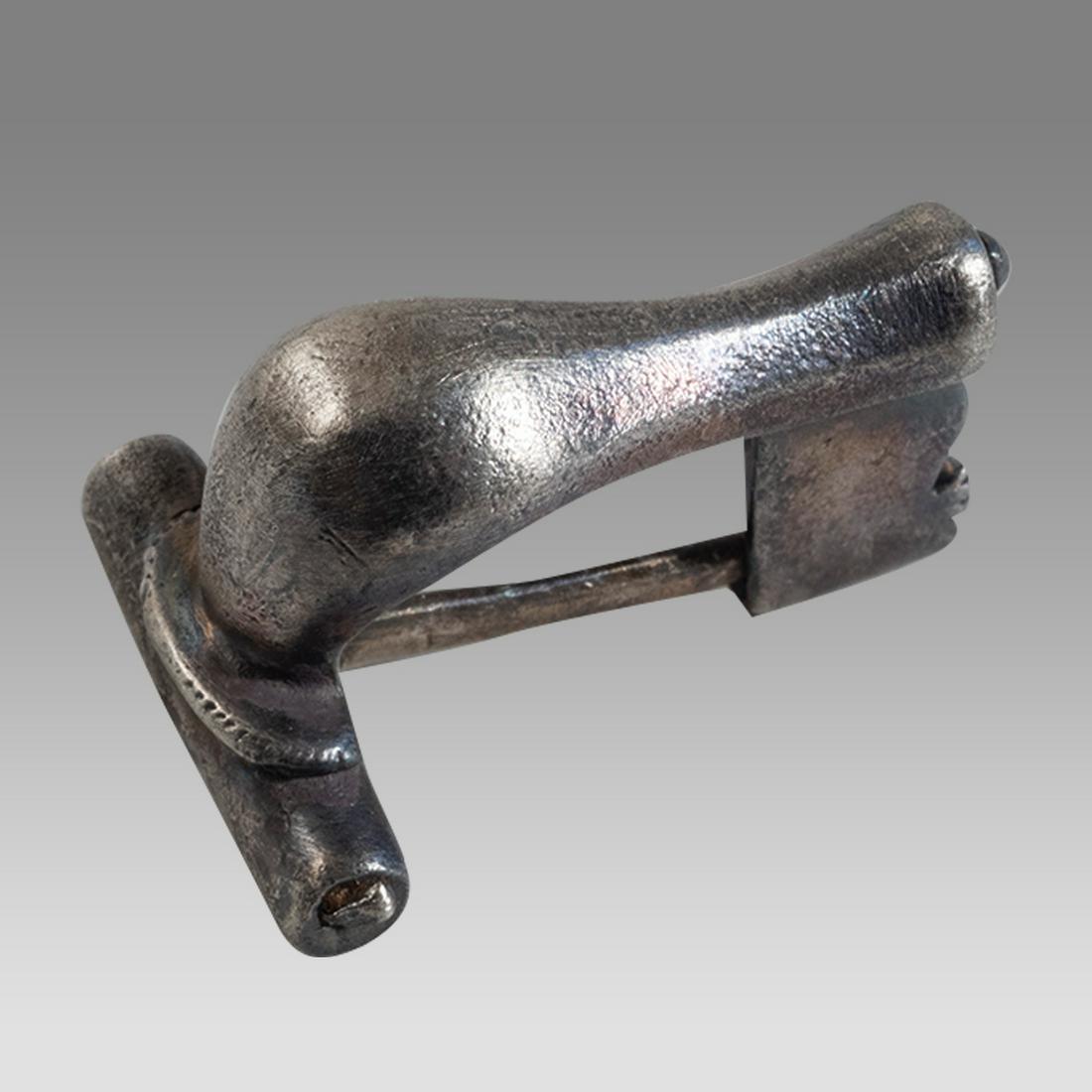 Ancient Roman Silver Fibula c.1st-2nd century AD. (1 of 1)