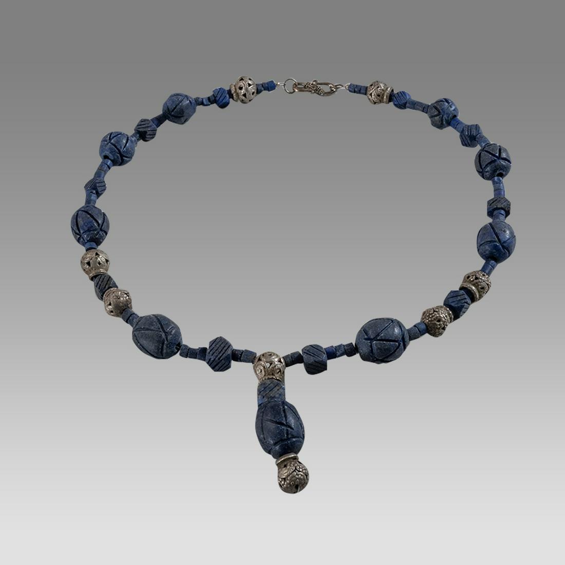 Near Eastern Lapis Lazuli, Bead Necklace. (1 of 1)