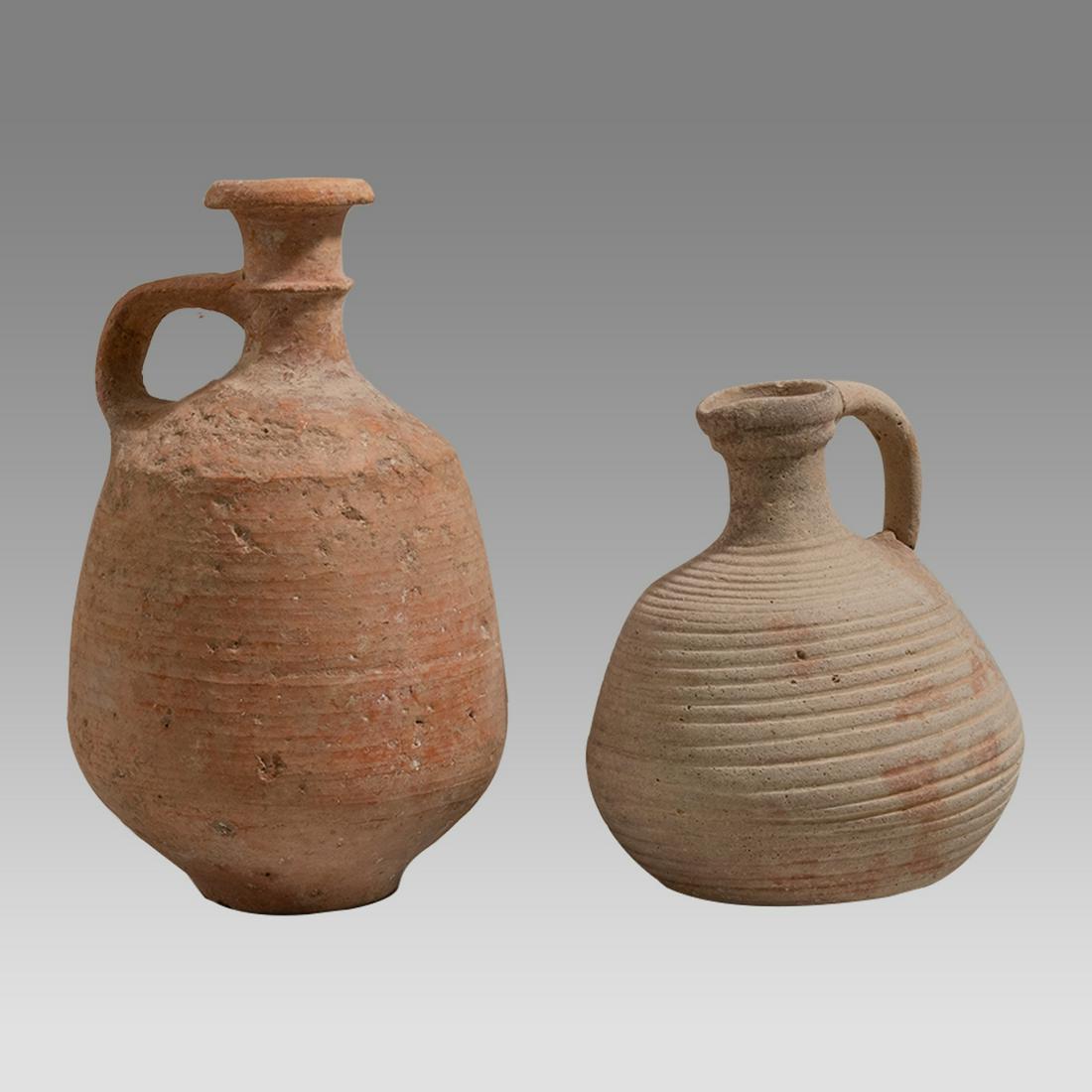 Ancient Holy Land Roman Terracotta Jug c.1st century AD (2). (1 of 3)