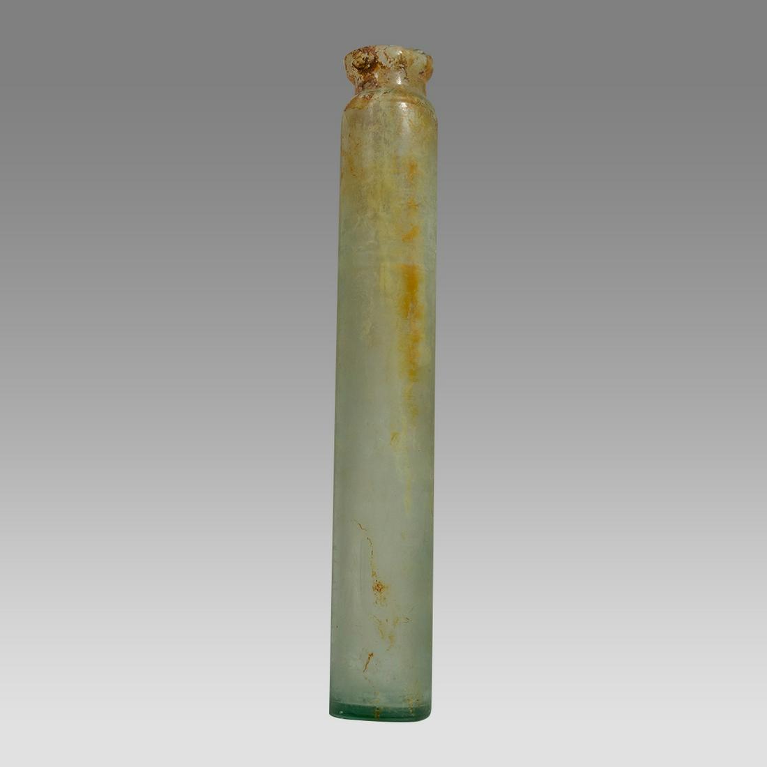 Ancient Islamic Medical Glass Bottle c.8th century AD. (1 of 4)