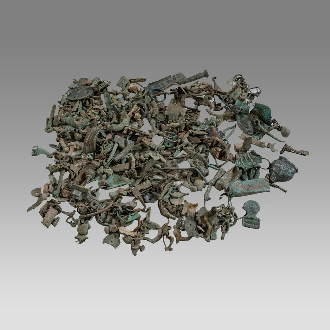 A Big Lot Of Ancient Roman Bronze Fibulas and Misc Fragments c.1st-2nd century AD. (1 of 1)