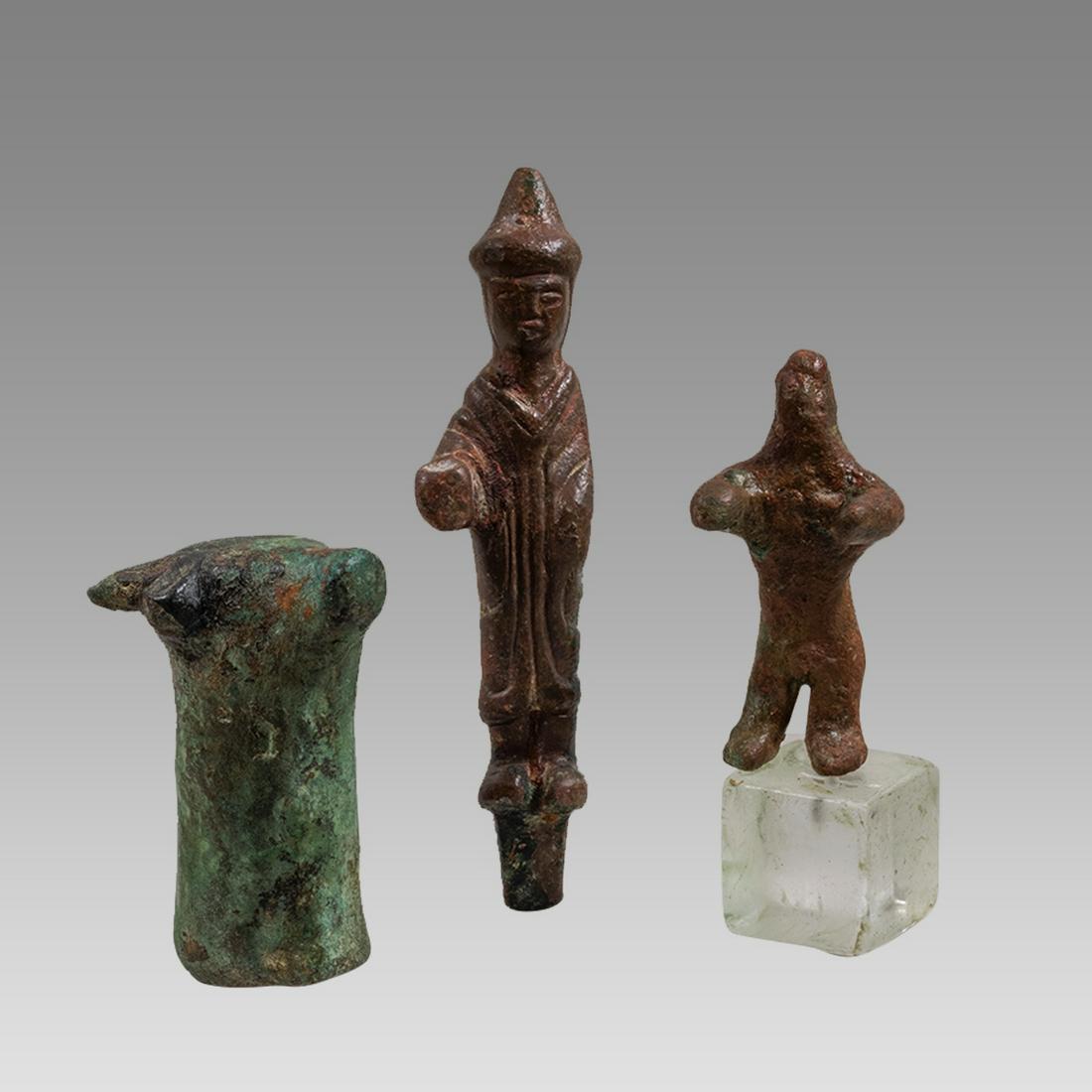 Lot of 3 Ancient Greek Bronze Animal, Figures c.4th century BC. (1 of 2)