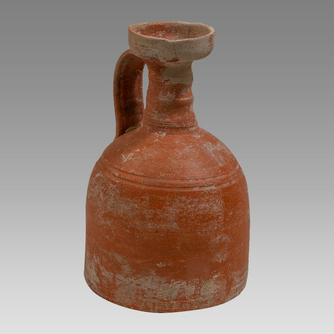 Ancient Roman North African Redware Pottery Jug c.1st-4th century AD. (1 of 3)