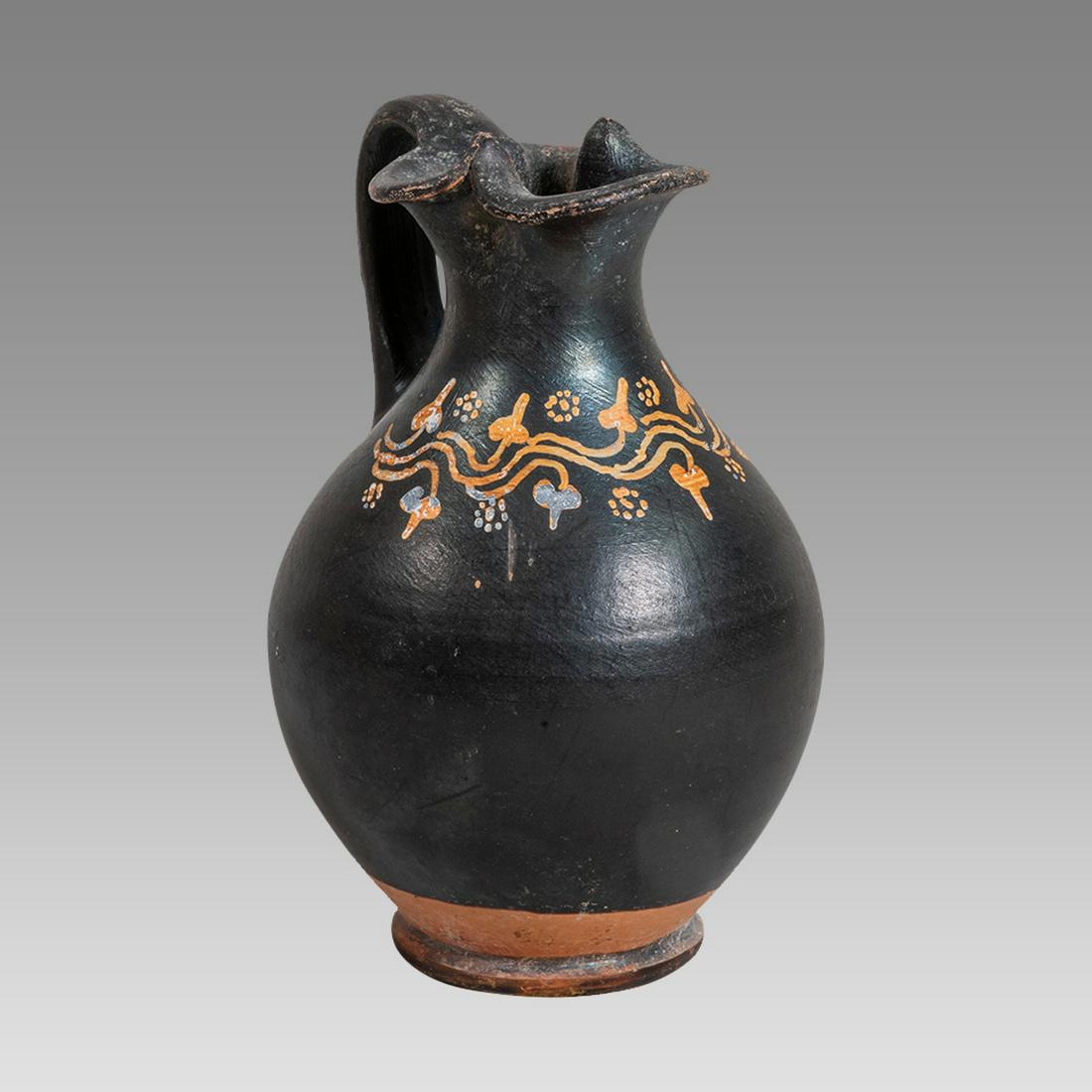 Ancient Gnathian Ware Olpe Oinochoe Jug Magna Graecia Ca. 350 B.C. (1 of 3)