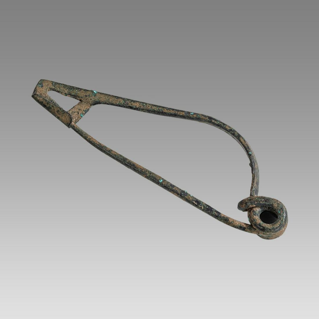Ancient Roman, Bronze Fibula Brooch c.2nd-4th century AD. (1 of 2)