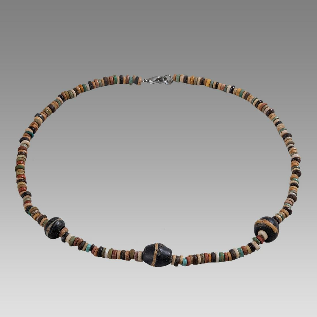 Ancient Egyptian Faience, Bead Necklace c.300-50 BC. (1 of 1)