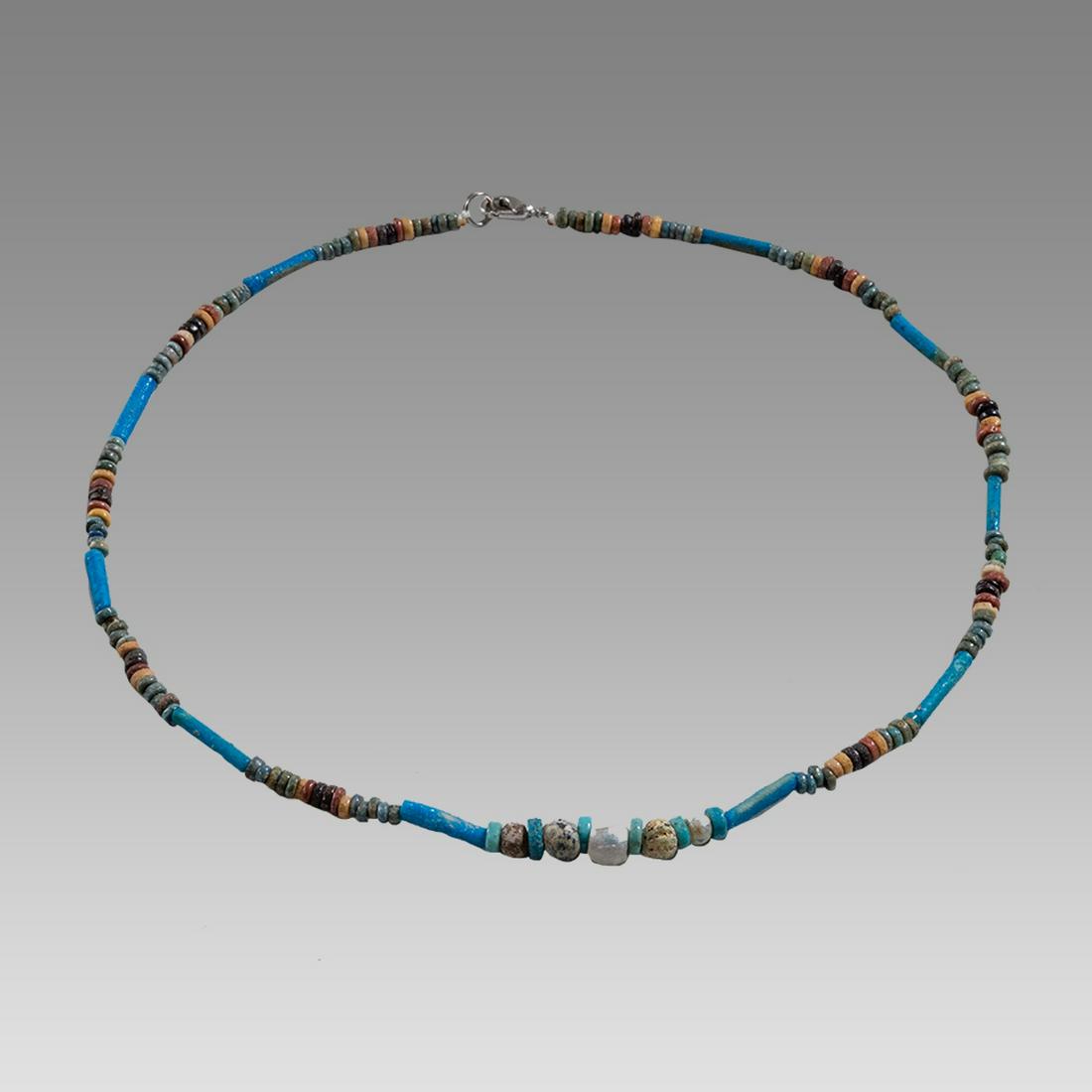 Ancient Egyptian Faience, Bead Necklace c.300-50 BC. (1 of 1)