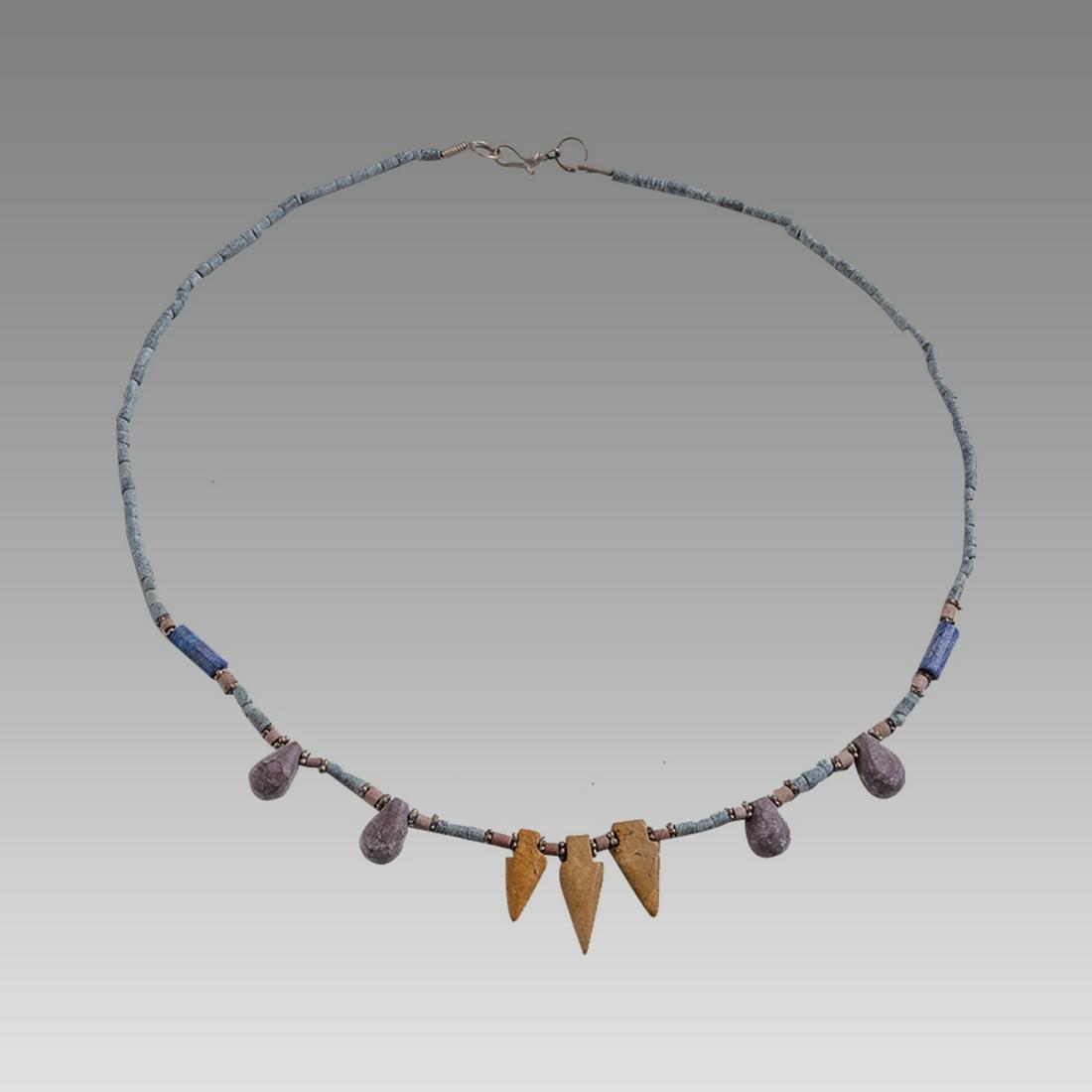Roman Style Lapis Lazuli and stone Beads Necklace. (1 of 1)