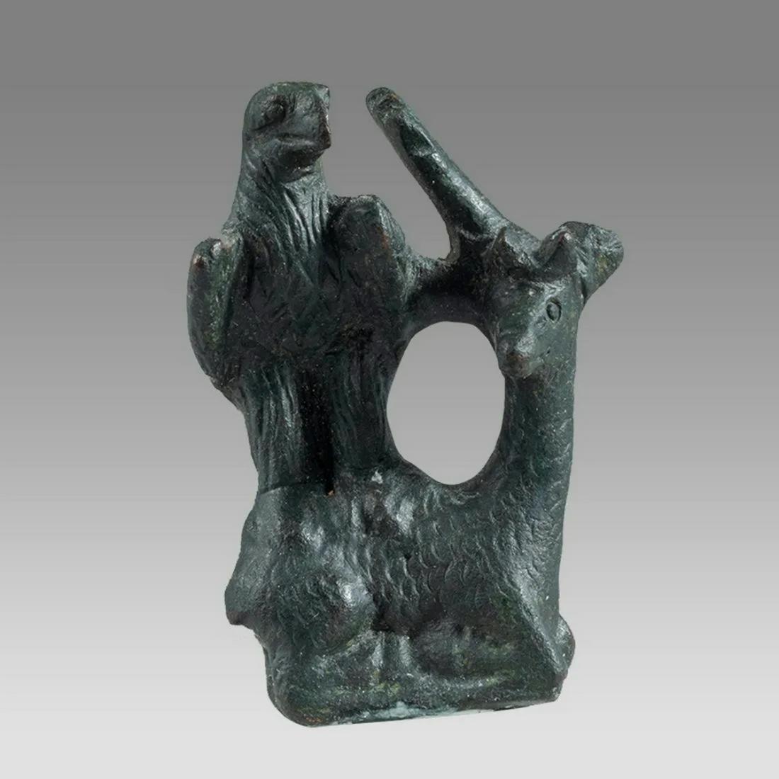 Ancient Roman Military Bronze eagle and Stag c.1st-2nd century AD. (1 of 3)
