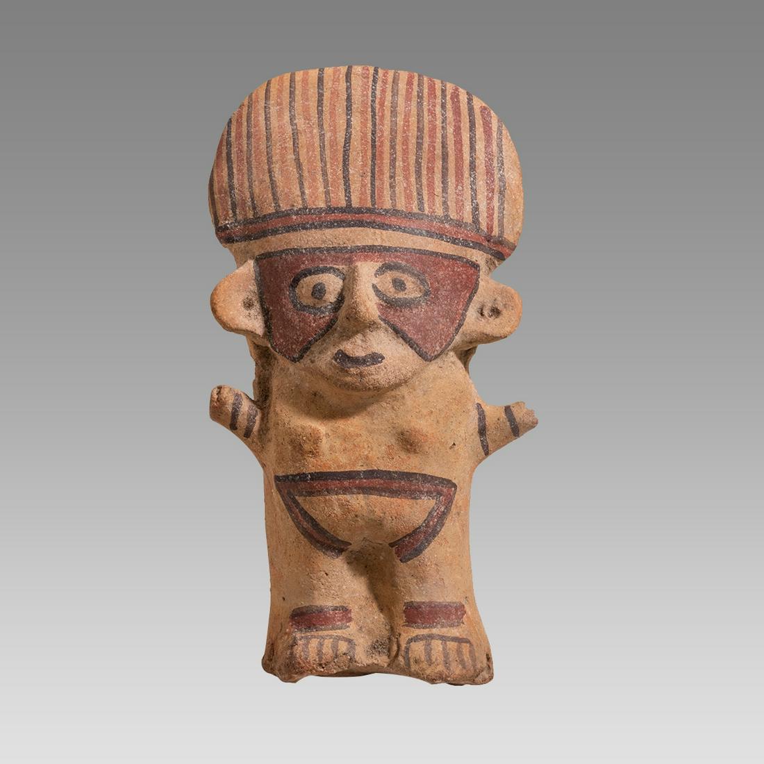 Chancay Polychrome Female Cuchimilco (Star Gazer) Pre-Columbian, North Coast Peru, Chancay, ca. 800 (1 of 3)