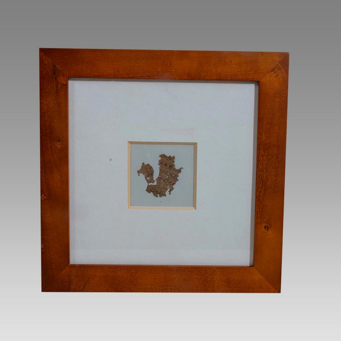 Ancient Egyptian Papyrus Fragment c.2nd-5th century AD. (1 of 2)