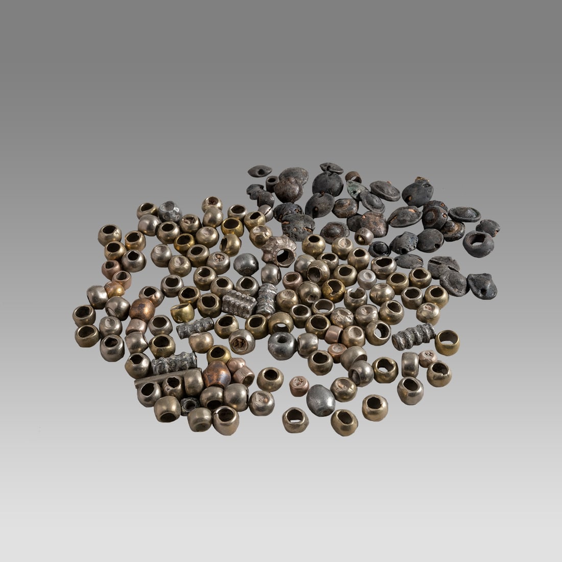 Large Lot of Ancient Greek Silver Beads c.200 BC. (1 of 1)