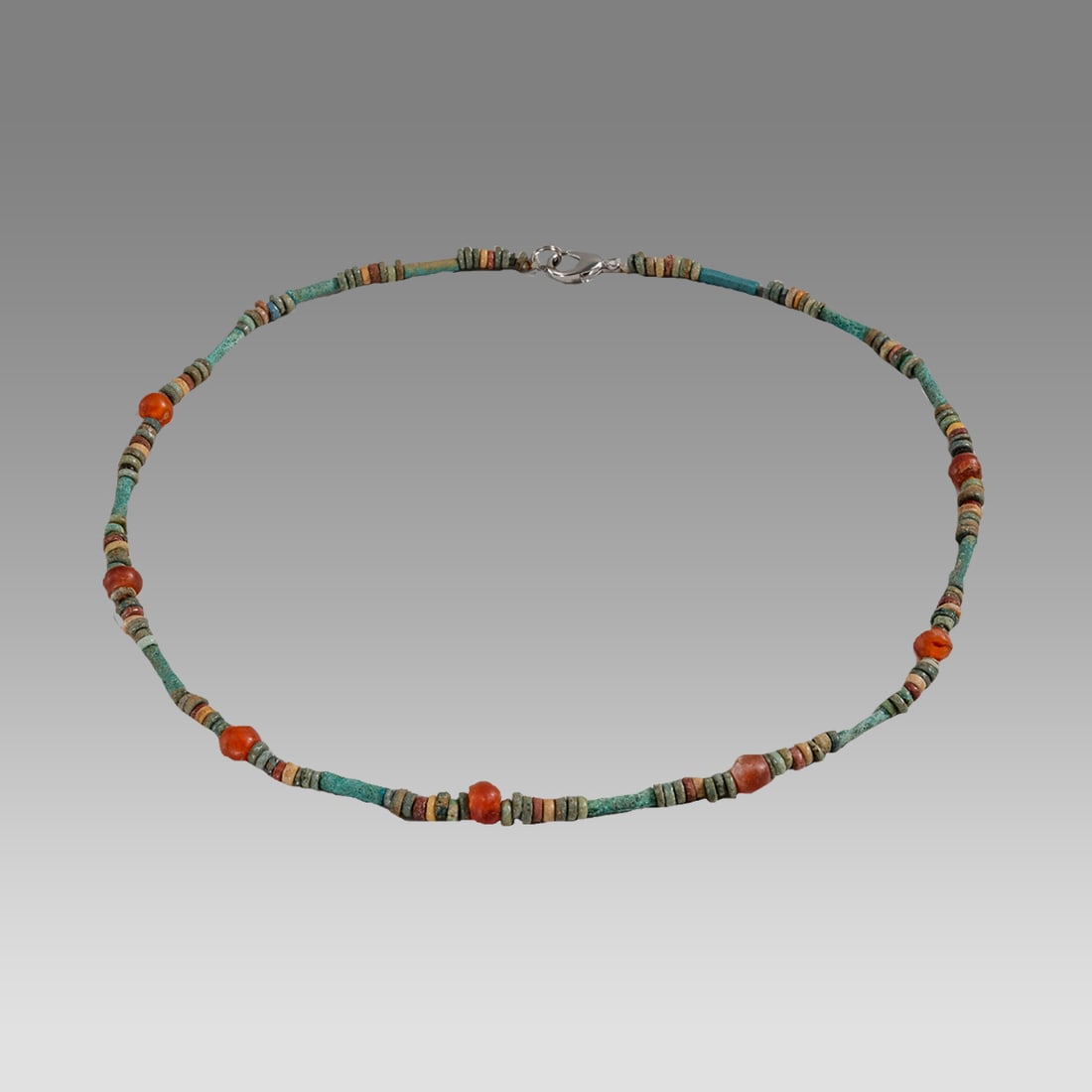 Ancient Egyptian Faience, Bead Necklace c.300-50 BC. (1 of 1)