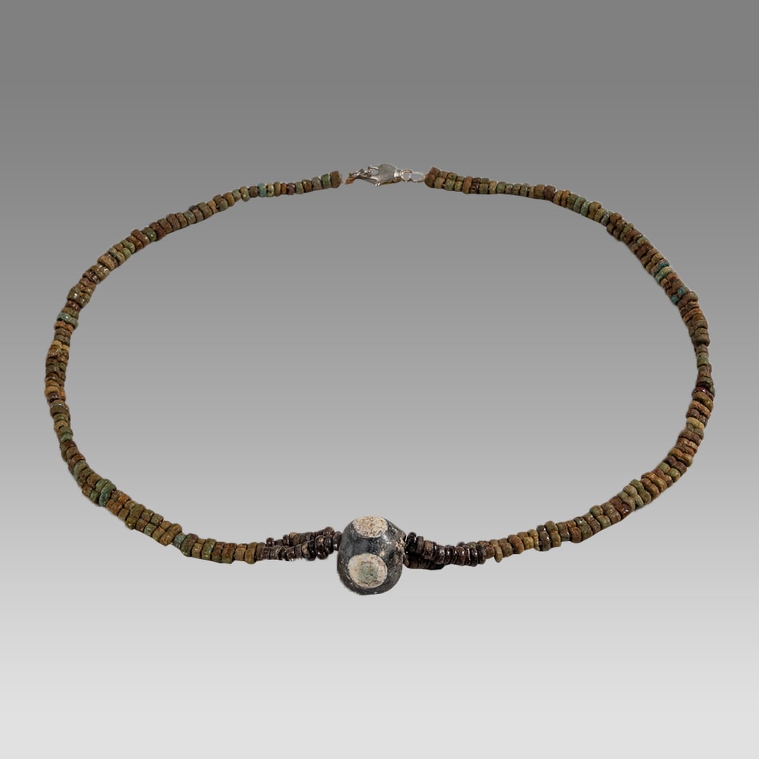 Ancient Egyptian Faience, Bead Necklace c.300-50 BC. (1 of 1)