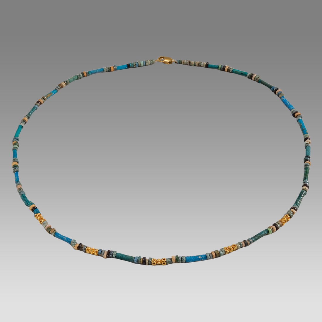 Ancient Egyptian Faience, Bead Necklace c.300-50 BC. (1 of 1)
