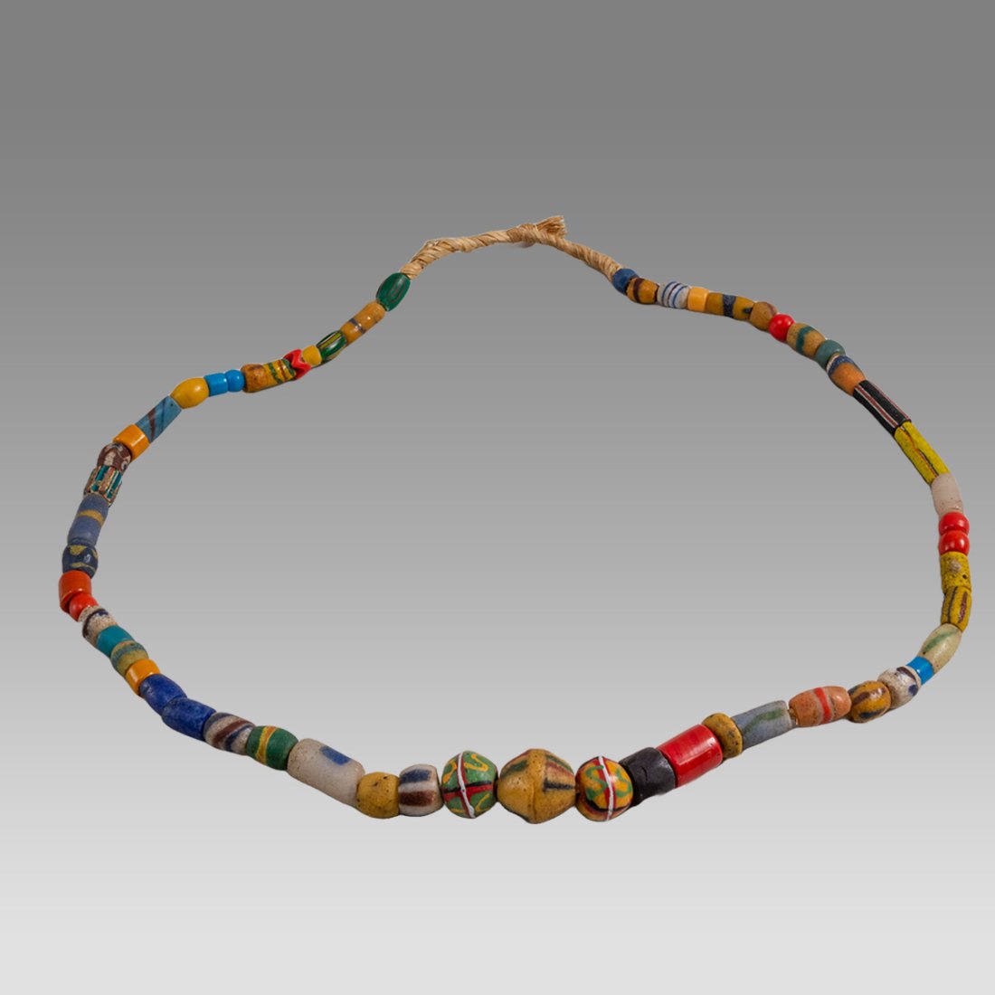 Islamic Mosaic Glass Bead Necklace c.8th-19th century AD. (1 of 1)