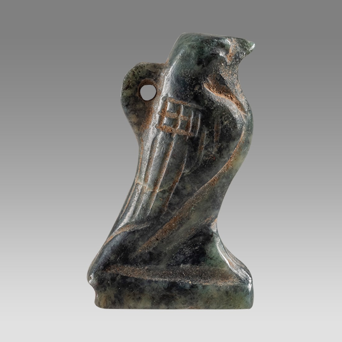 Ancient Egyptian Stone Horus Amulet c.300-50 BC. (1 of 2)