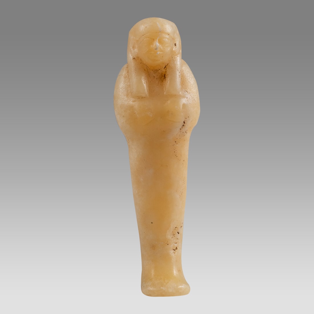 Ancient Egyptian Alabaster Ushabti Figure Late Period c.700-30 BCE. (1 of 3)