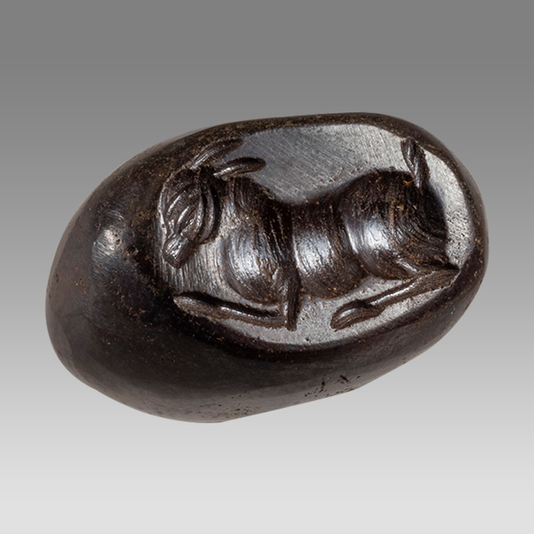 Ancient Sasanian Hematite Stone Seal c.6th century AD. (1 of 2)