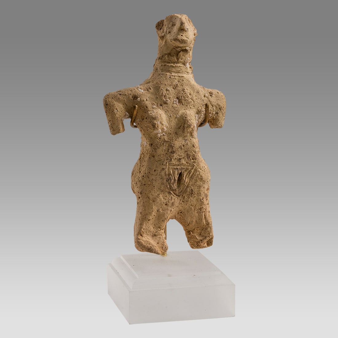 Ancient Near Eastern Terracotta Fertility goddess c.1200 BC. (1 of 3)