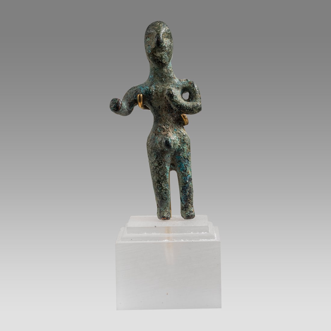 ANCIENT Canaanite Bronze Idol c.2000 BC. (1 of 3)