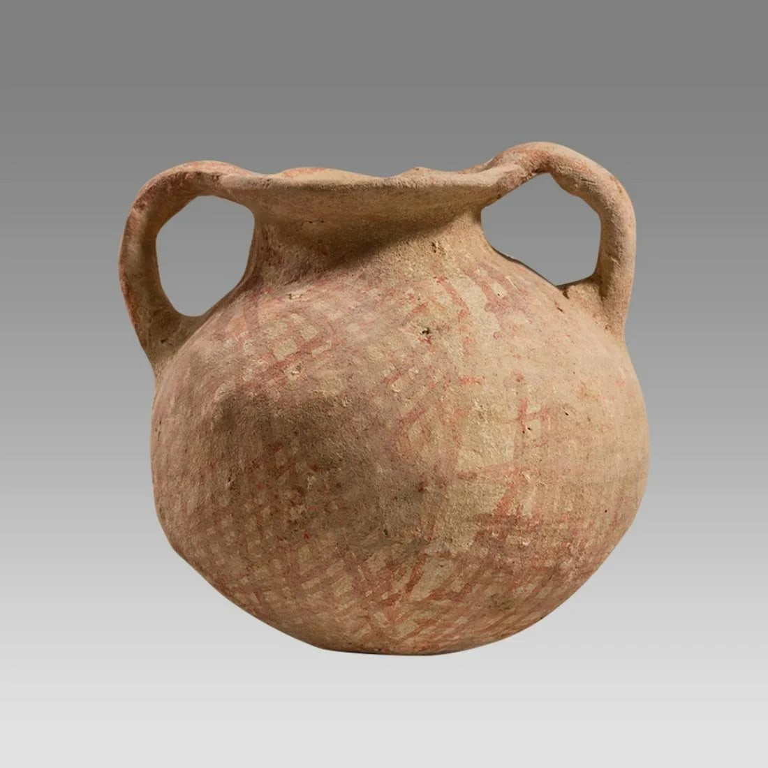 ANCIENT Holy Land Bronze Age Terracotta Vessel ca. 3rd millennium BC. (1 of 3)