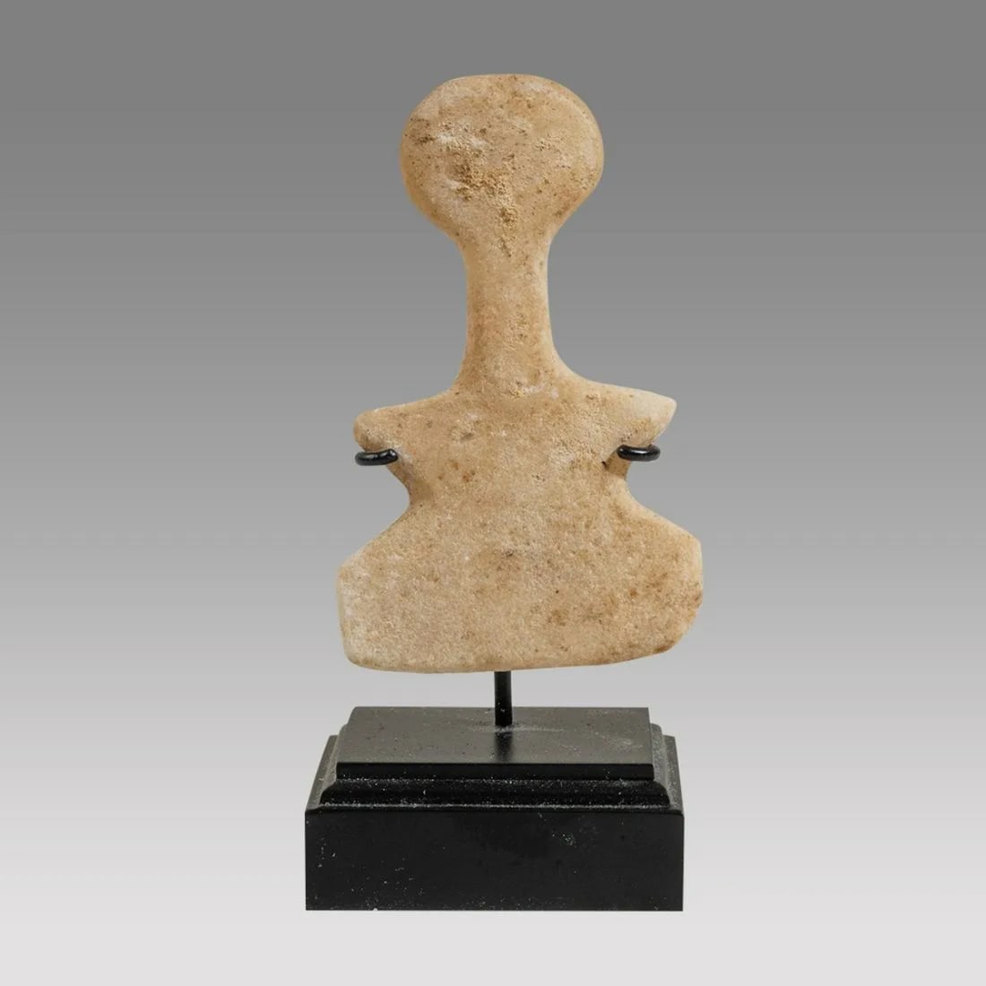 ANCIENT Ancient Anatolian Marble Violin Idol c.3rd millennium B.C. (1 of 3)