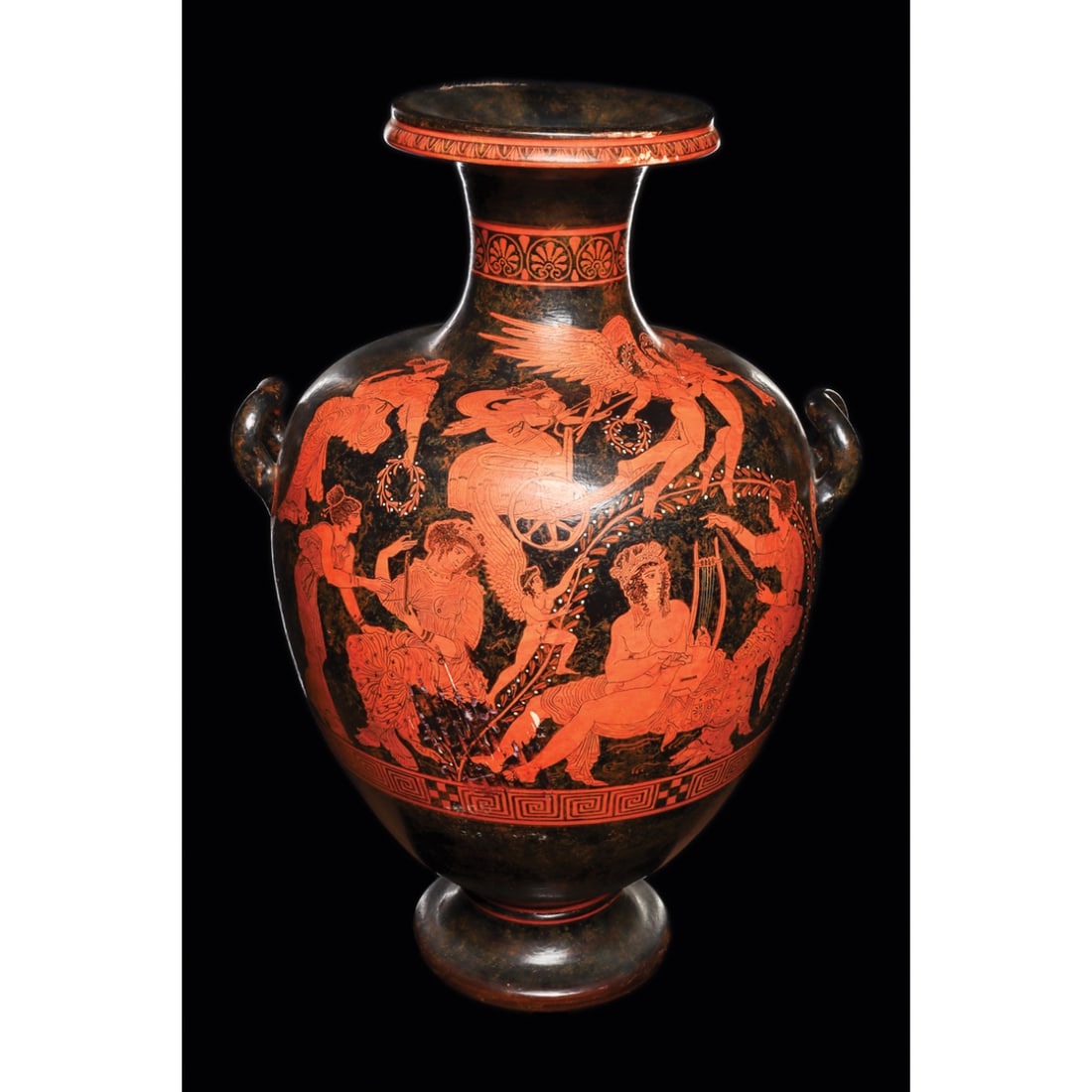 Large Attic Style Hydria red-figure pottery hydria, Size 19 inches high,. (1 of 4)