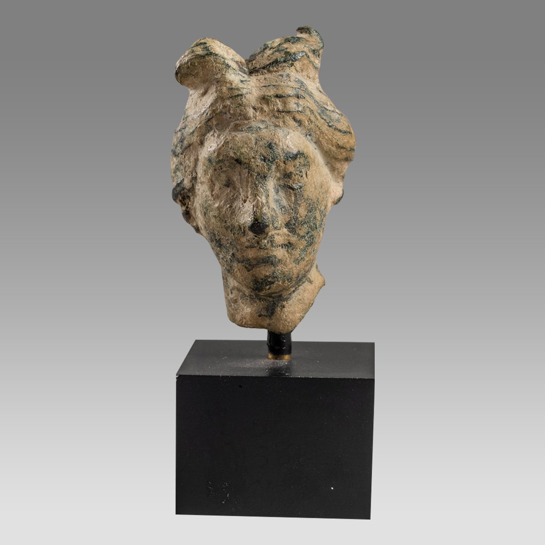 Ancient Roman Bronze Youthful Female Head c.1st-2nd century AD. (1 of 3)