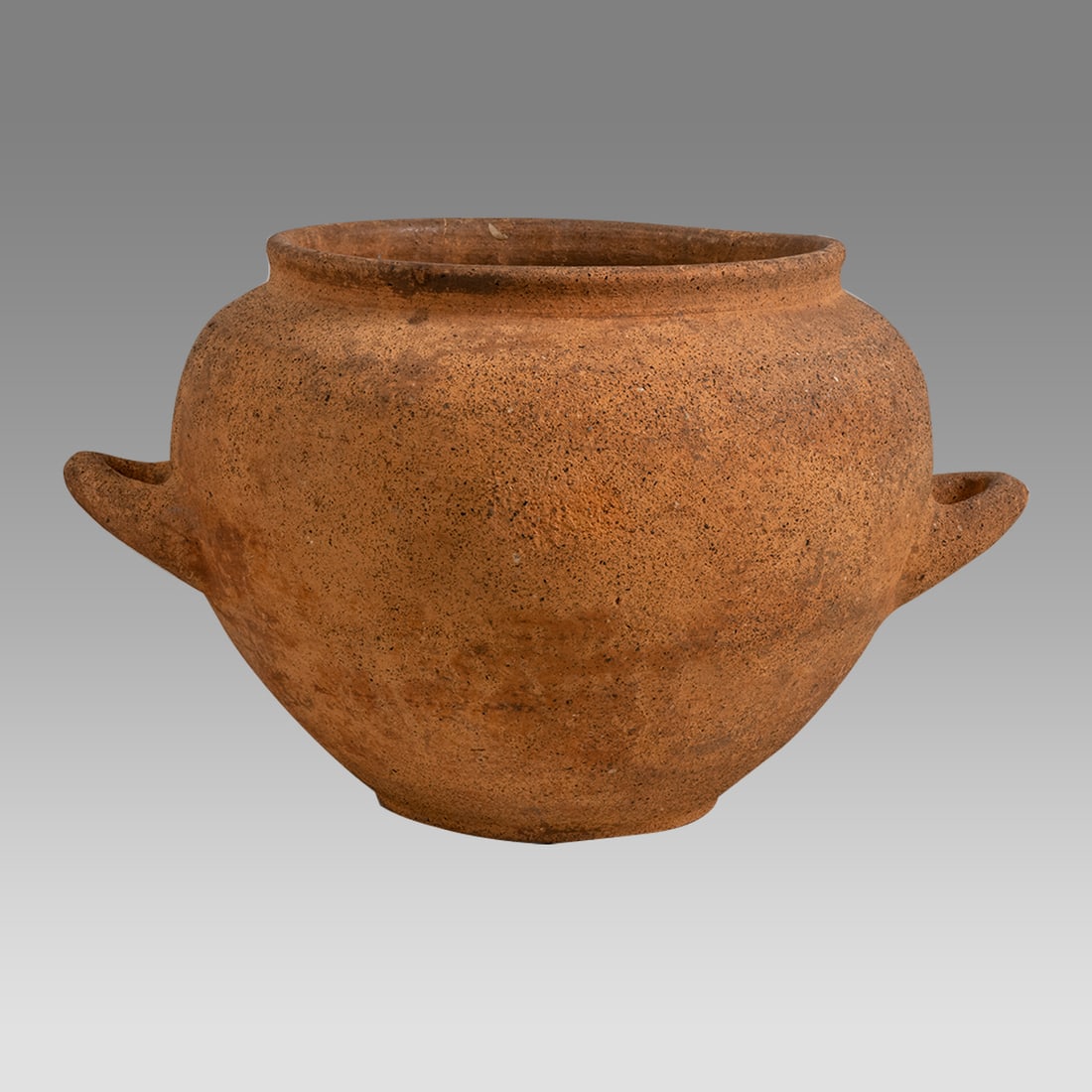 Ancient holy Land Large Two-Handle Pottery Vessel c.1st millennium B.C. (1 of 3)