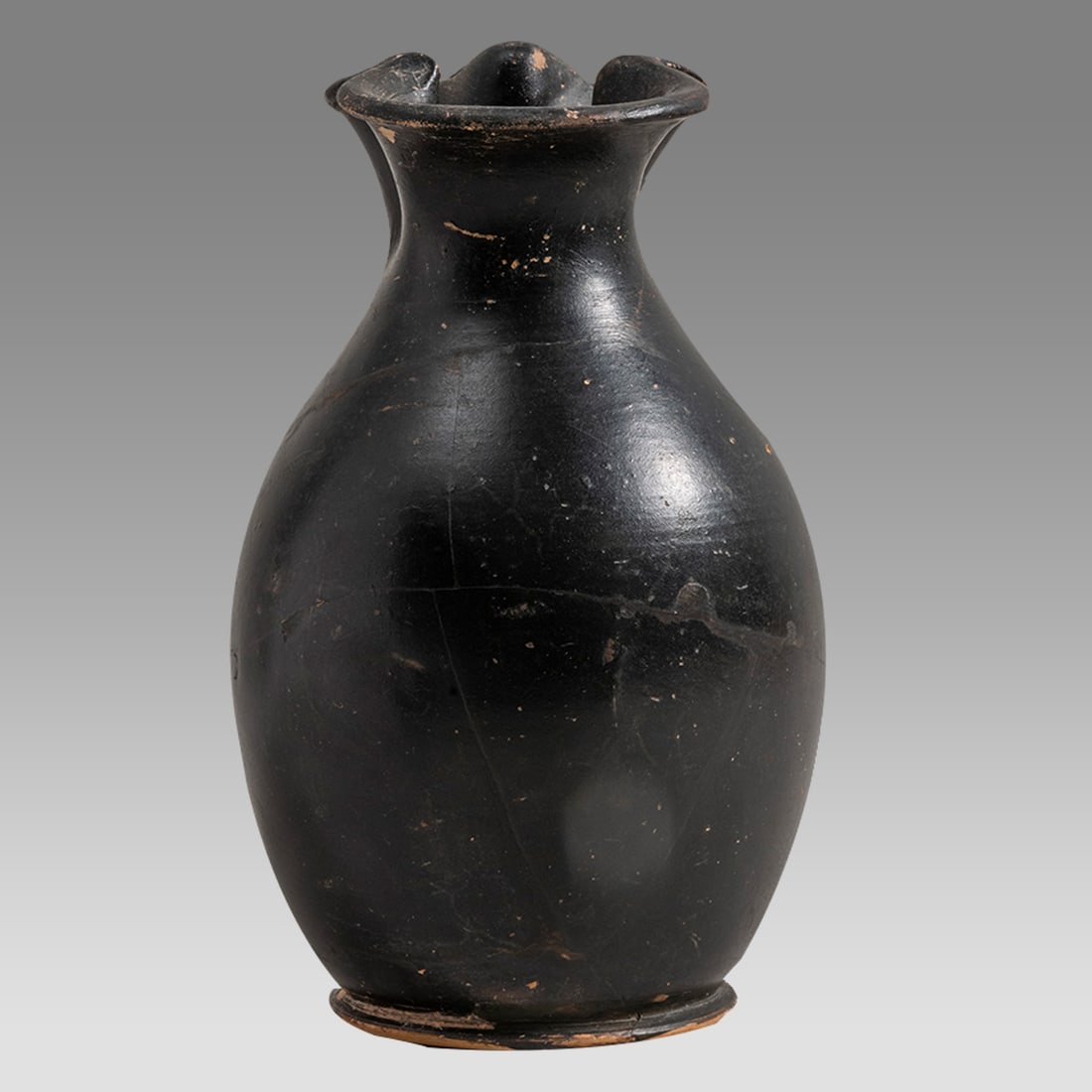 Ancient Magna Graecia Apulian Blackware Oinochoe c.350 BC. (1 of 5)