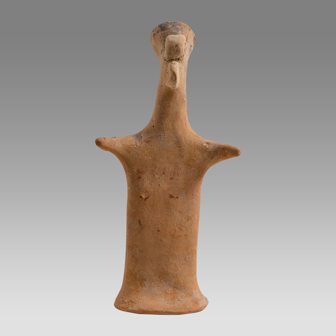 Ancient Greek, Boeotian, Archaic Period, Terracotta Idol c.550 BC. (1 of 4)