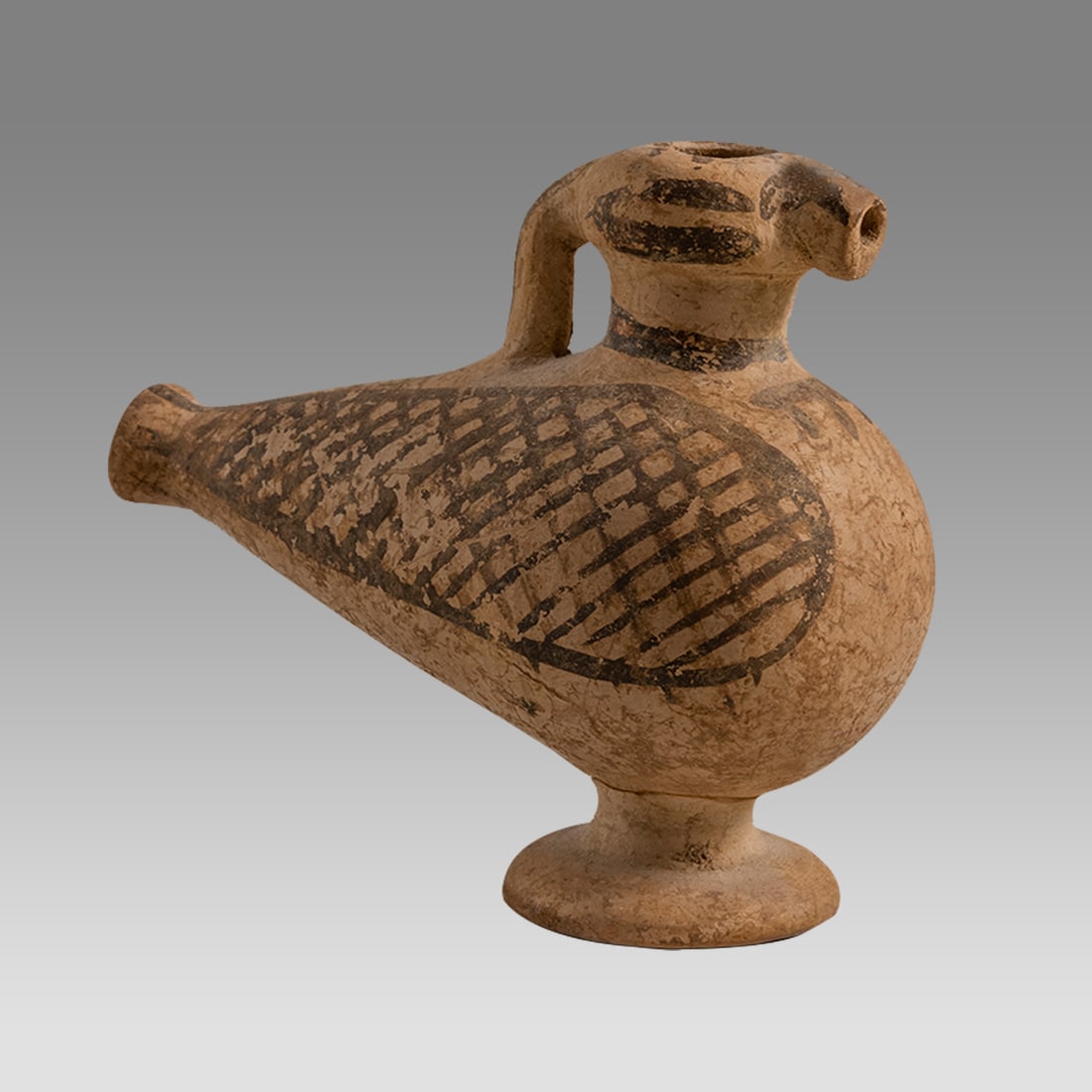 Ancient Geometric Bird Vessel c.8th century BC. (1 of 3)