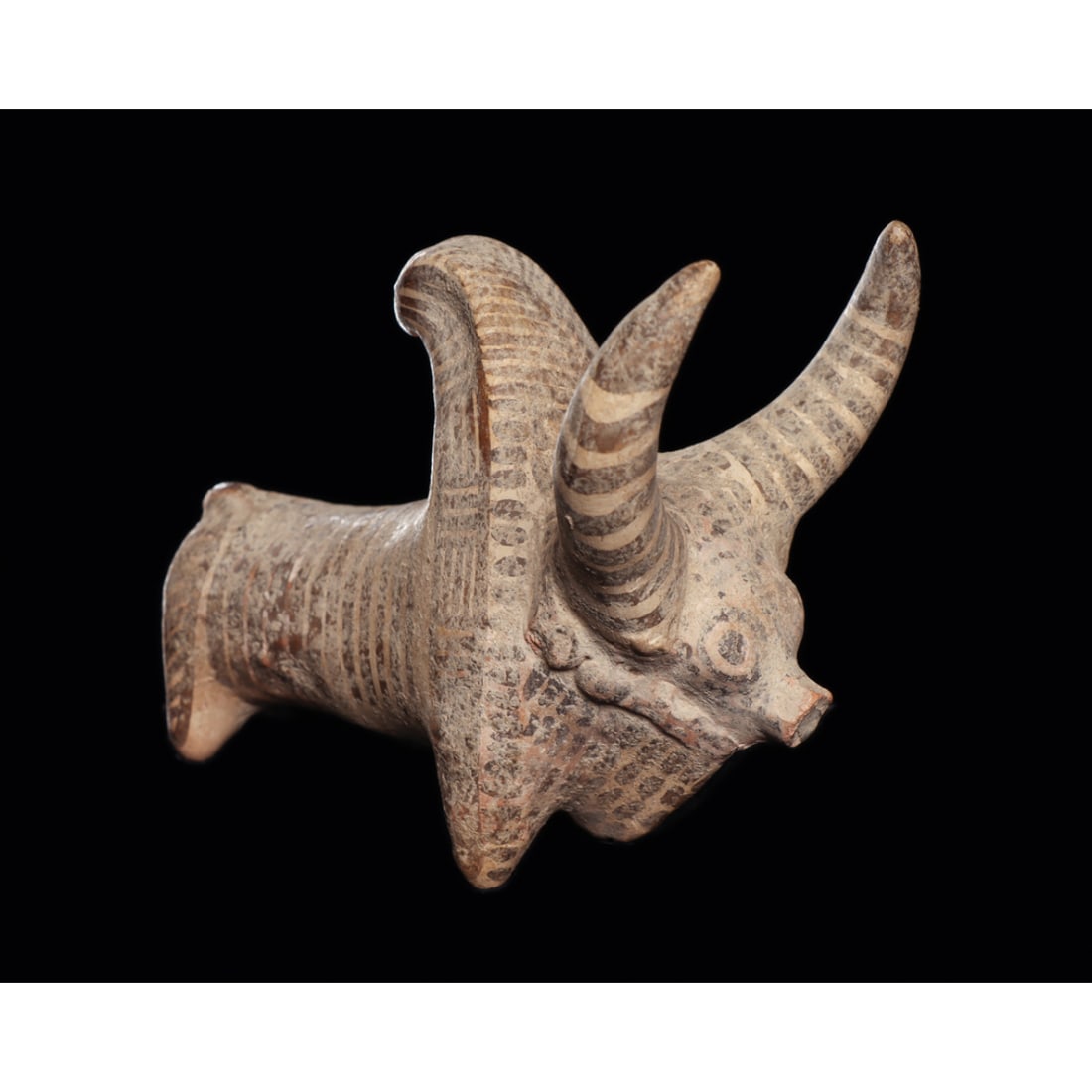 Ancient Indus Valley Large Zebu Bull Mohenjo-Daro civilization, ca. 1st millennium B.C. (1 of 4)