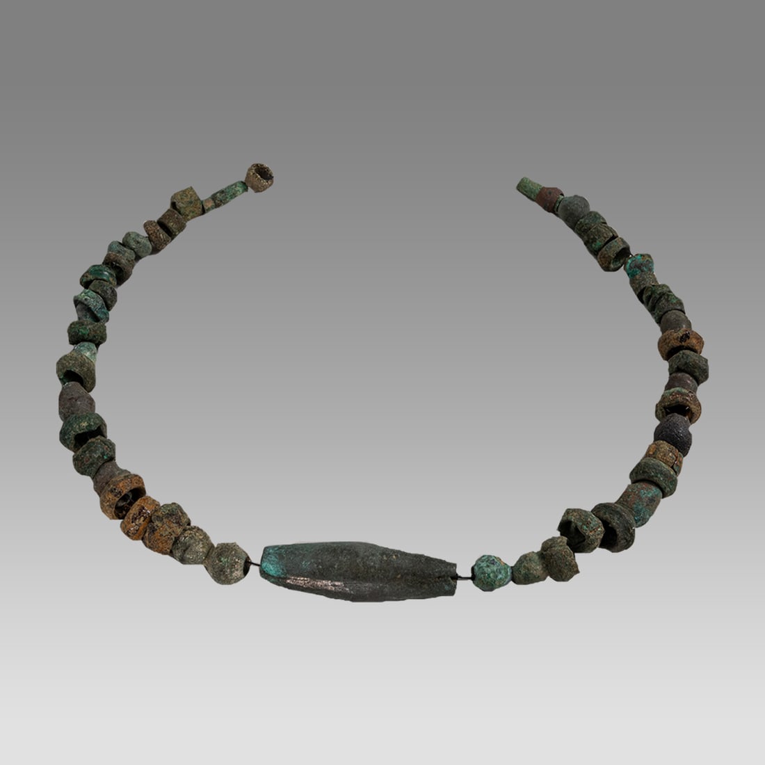 Ancient Near Eastern Bronze Beads Necklace c.1000 BC. (1 of 1)