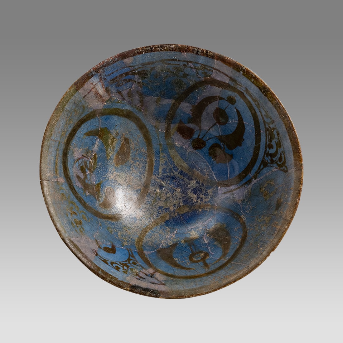 Ancient Islamic Persian Kashan Ceramic Bowl c.13th century AD. (1 of 5)