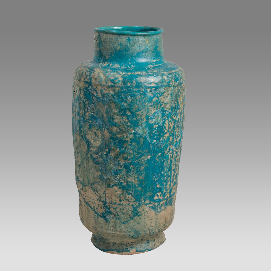 Ancient Islamic Persian Kashan Ceramic Vase c.13th century AD. (1 of 3)