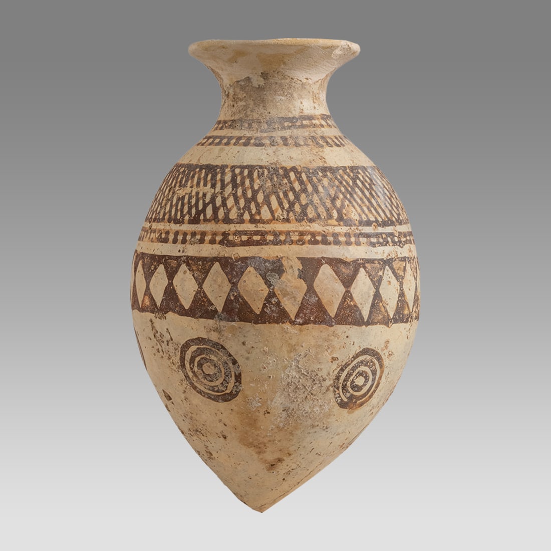 Ancient Near Eastern Luristan Terracotta Vessel c.1000 BC. (1 of 3)