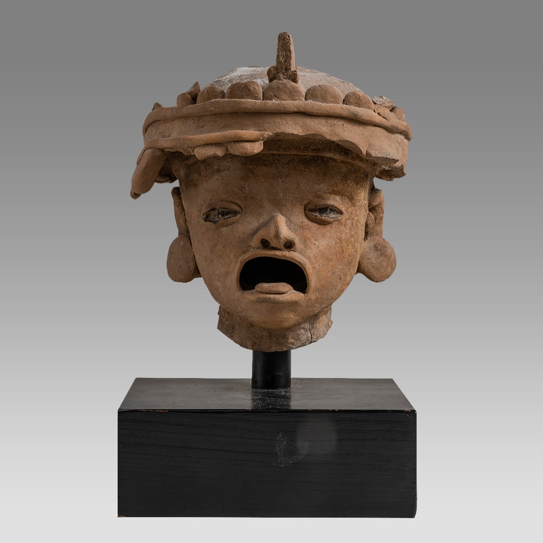 Ancient Veracruz Pottery Head Remojadas, Veracruz, Mexico. c.600-900 AD. (1 of 3)