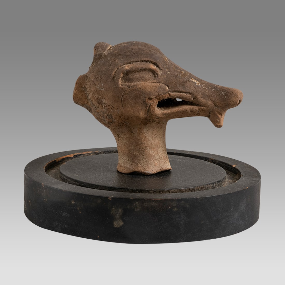 Ancient Pre Columbian Mayan Terracotta Bird Head Mexico. c.500-900 AD. (1 of 2)