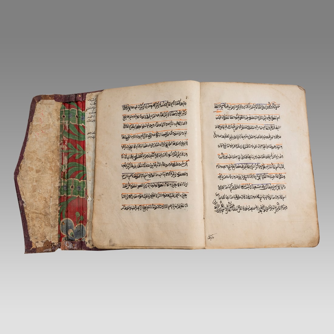 Middle Eastern Islamic Koran Book Manuscript c.19th century or earlier. (1 of 5)