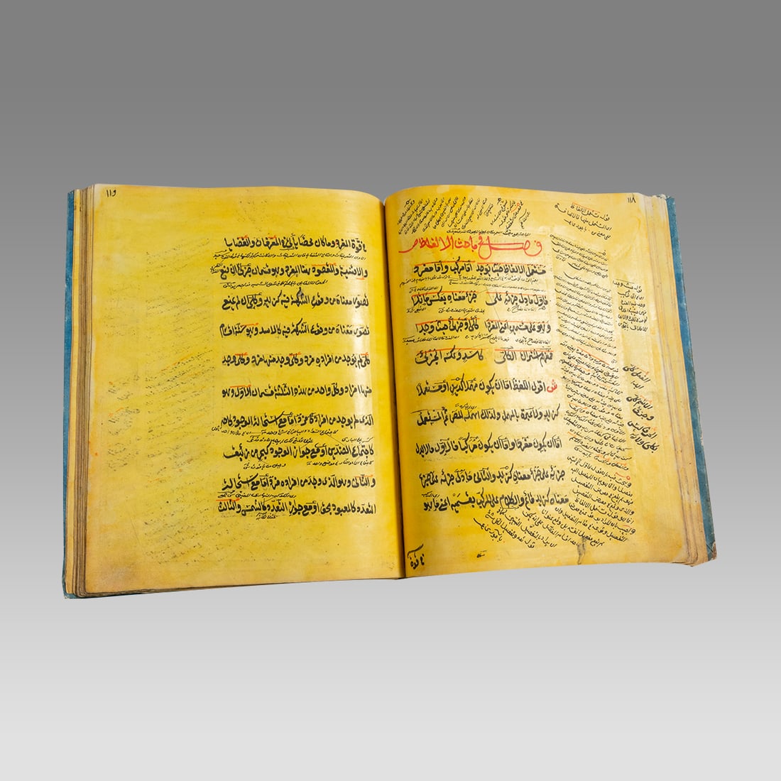 Middle Eastern Islamic Koran Book Manuscript c.19th century or earlier. (1 of 6)