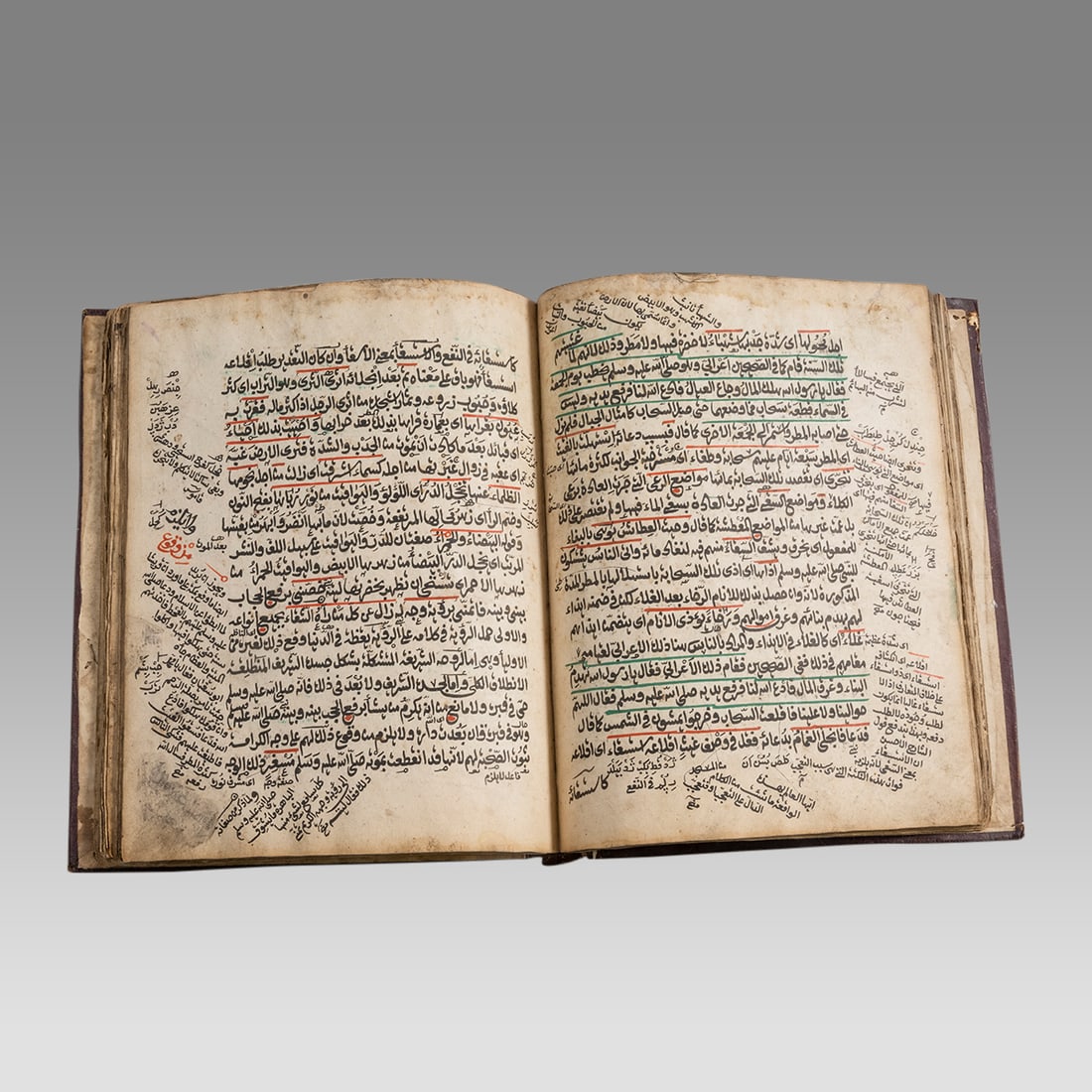 Middle Eastern Islamic Koran Book Manuscript c.19th century or earlier. (1 of 5)
