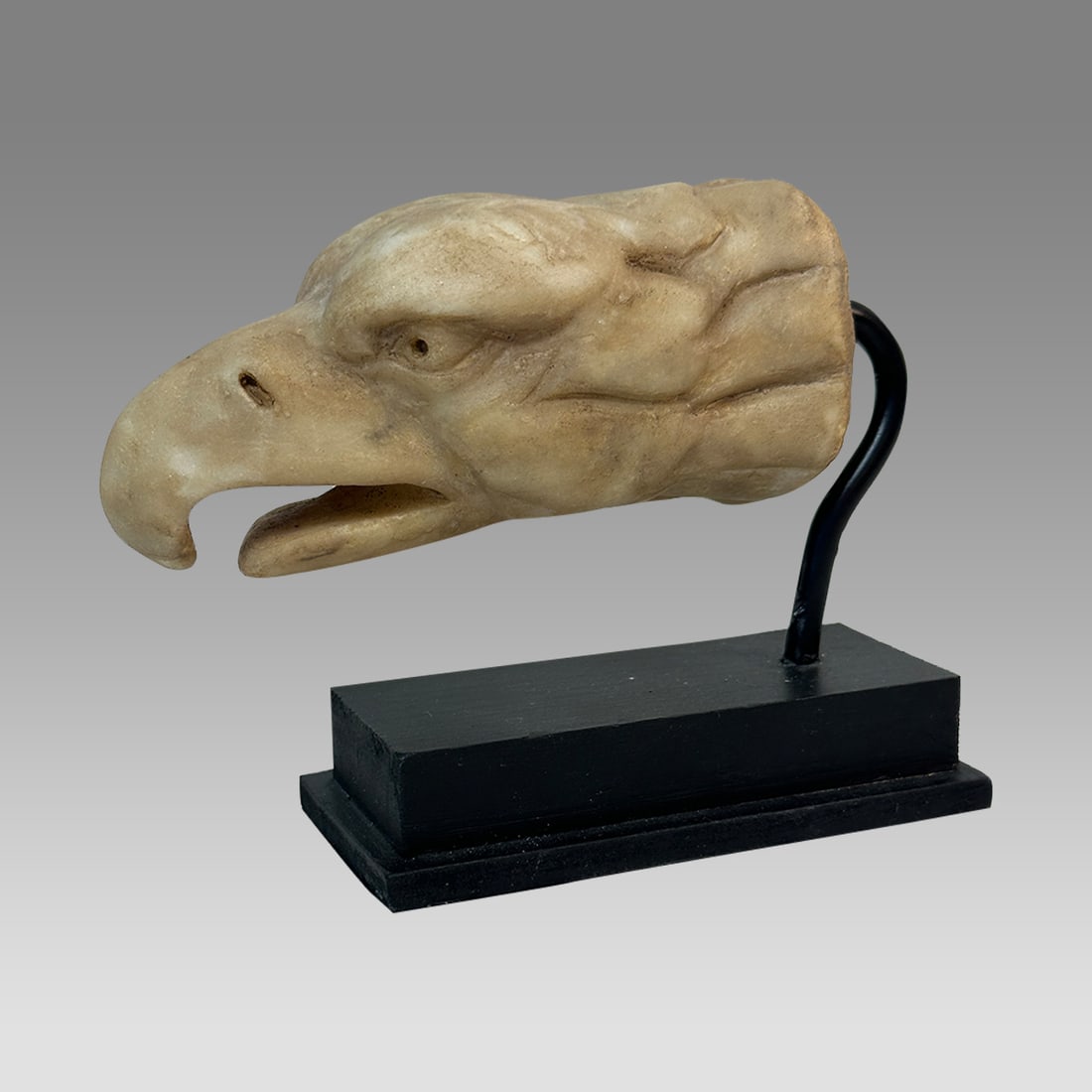 Ancient Roman Military Marble Eagle Head c.1st-2nd century AD. (1 of 3)