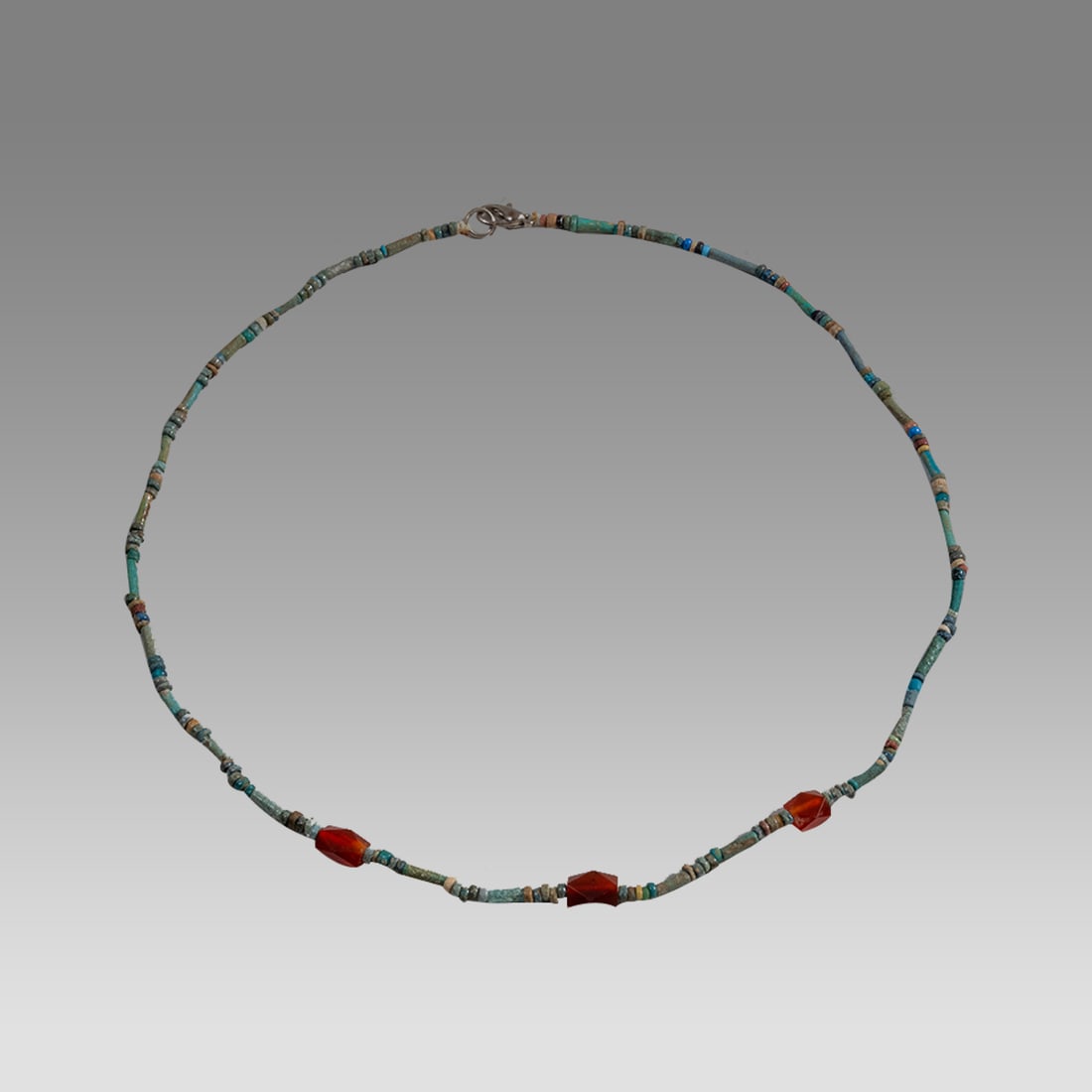 Ancient Egyptian Faience, Bead Necklace c.300-50 BC. (1 of 1)