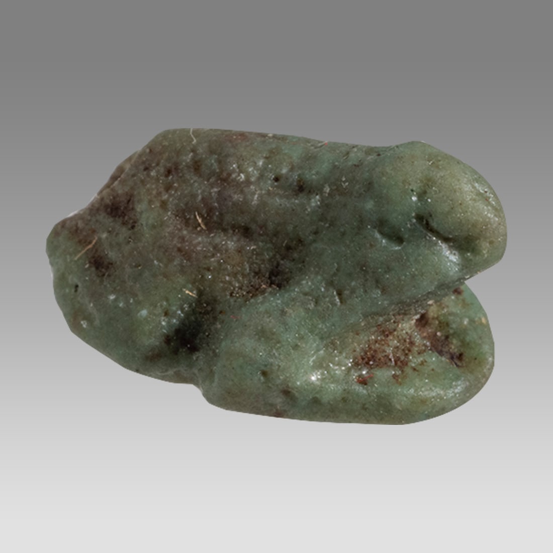 Ancient Egyptian Faience, Frog Amulet c.300-50 BC. (1 of 1)