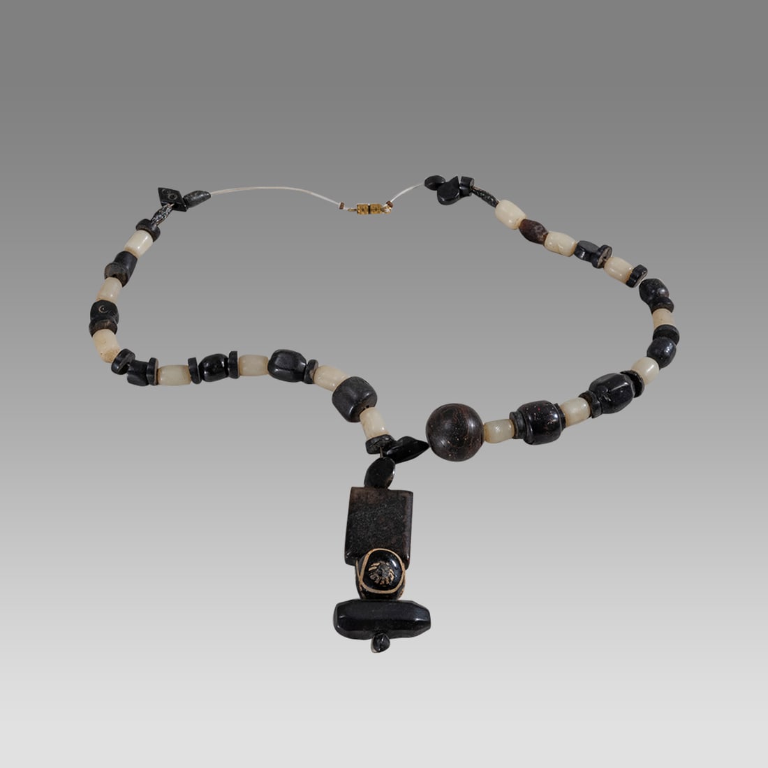 Ancient Roman Stone Beads Necklace c.1st-2nd century AD. (1 of 1)